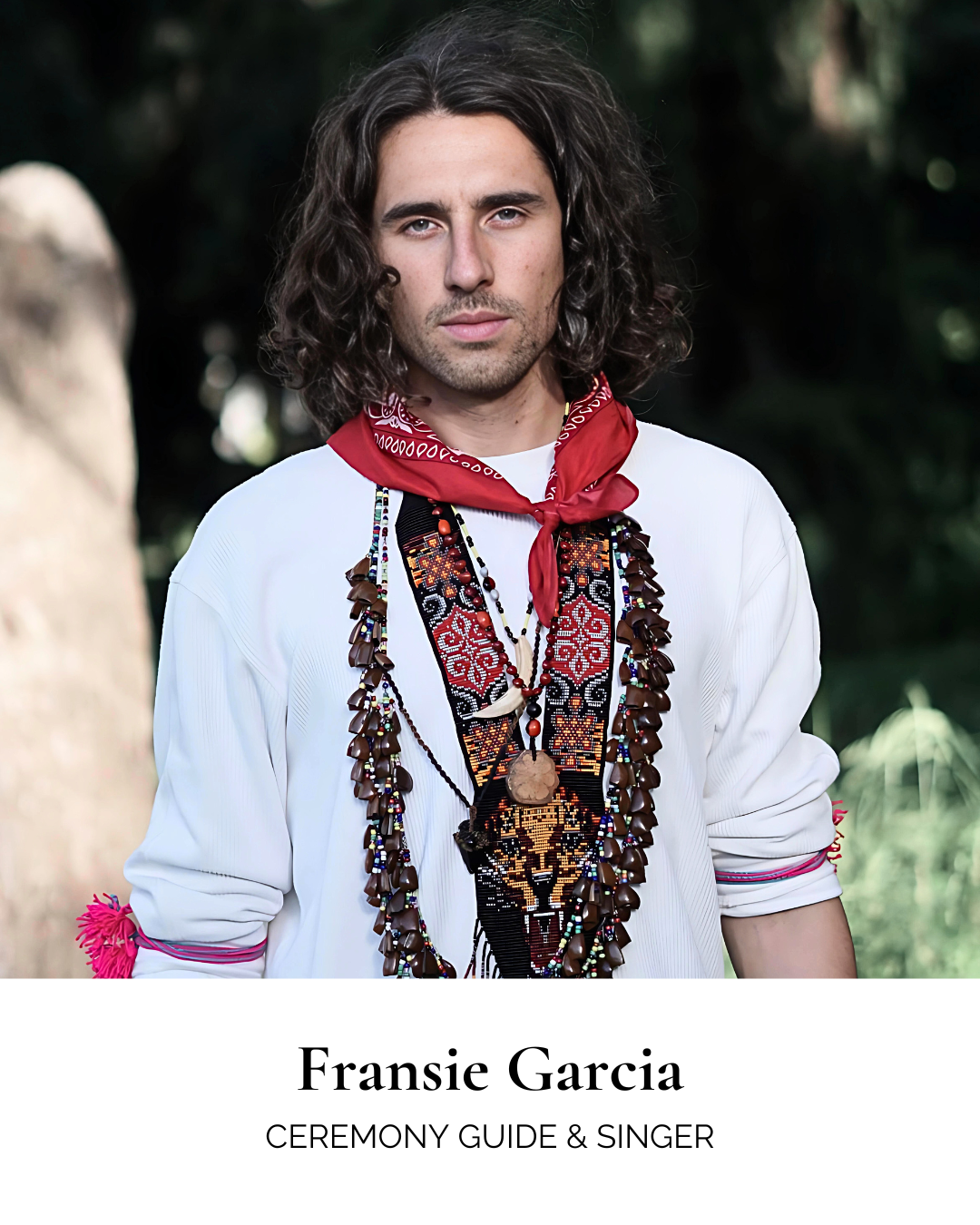 Ceremony guide rooted in the ancient traditions of the Colombian Amazon and deeply immersed in plant medicine. He is also a passionate singer, songwriter and healer.